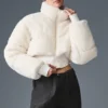 Doudoune corset Sherpa Main Act - Ivoire
