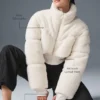 Doudoune corset Sherpa Main Act - Ivoire