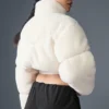 Doudoune corset Sherpa Main Act - Ivoire