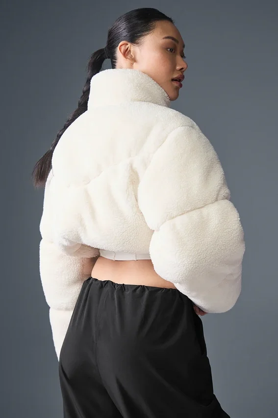 Doudoune corset Sherpa Main Act - Ivoire