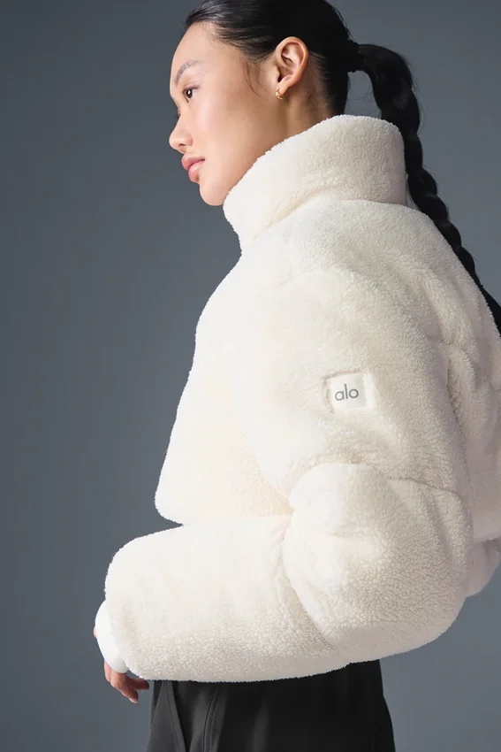 Doudoune corset Sherpa Main Act - Ivoire