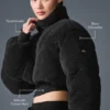 Doudoune corset Sherpa Main Act - Noir