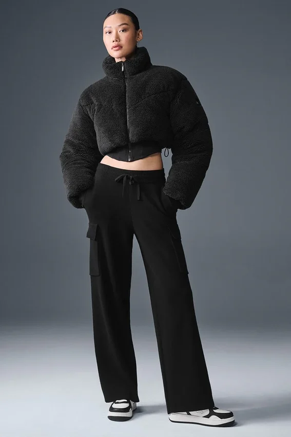 Doudoune corset Sherpa Main Act - Noir