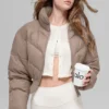 Doudoune courte Atmosphere - Chai Latte
