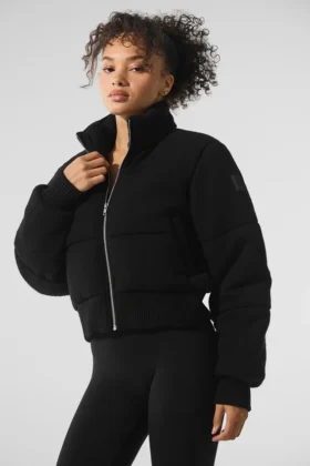 Doudoune-pull Darling - Noir
