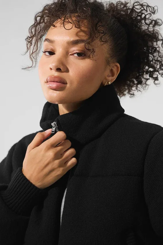 Doudoune-pull Darling - Noir
