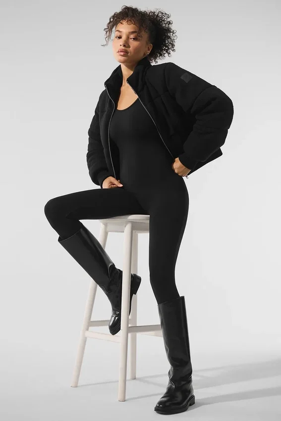 Doudoune-pull Darling - Noir