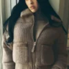 Doudoune-pull Northstar en cachemire - Alpine Cocoa Heather