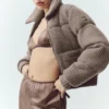 Doudoune-pull Northstar en cachemire - Alpine Cocoa Heather