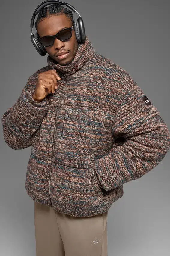 Doudoune-pull Stage - Marron multicolore