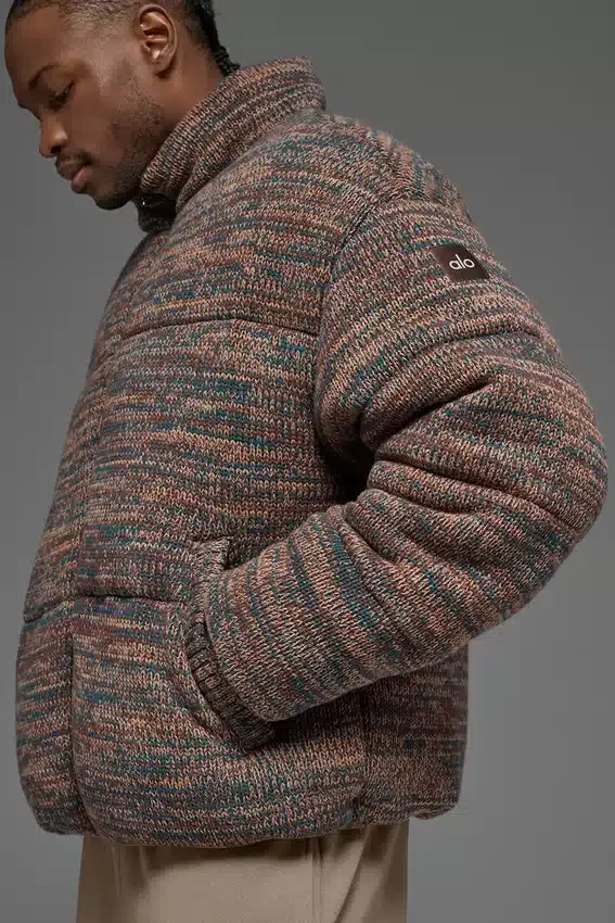 Doudoune-pull Stage - Marron multicolore