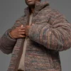 Doudoune-pull Stage - Marron multicolore