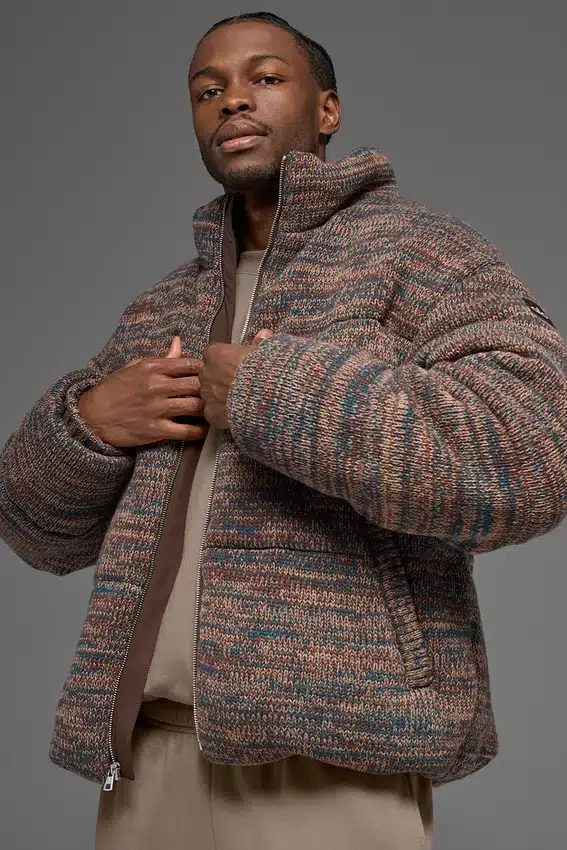 Doudoune-pull Stage - Marron multicolore