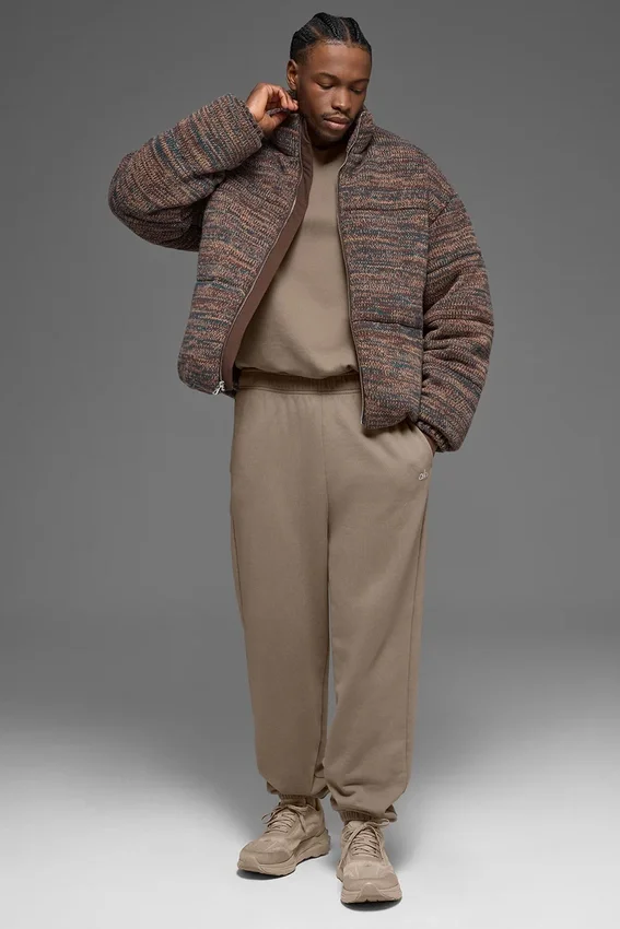 Doudoune-pull Stage - Marron multicolore
