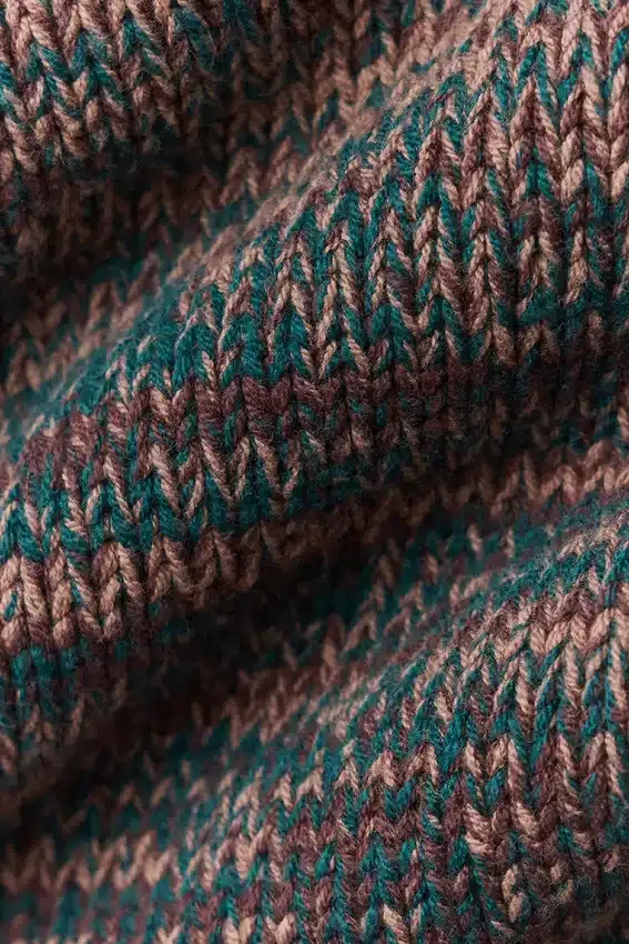 Doudoune-pull Stage - Marron multicolore