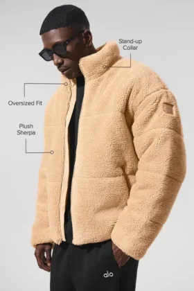 Doudoune Sherpa Stage – Camel