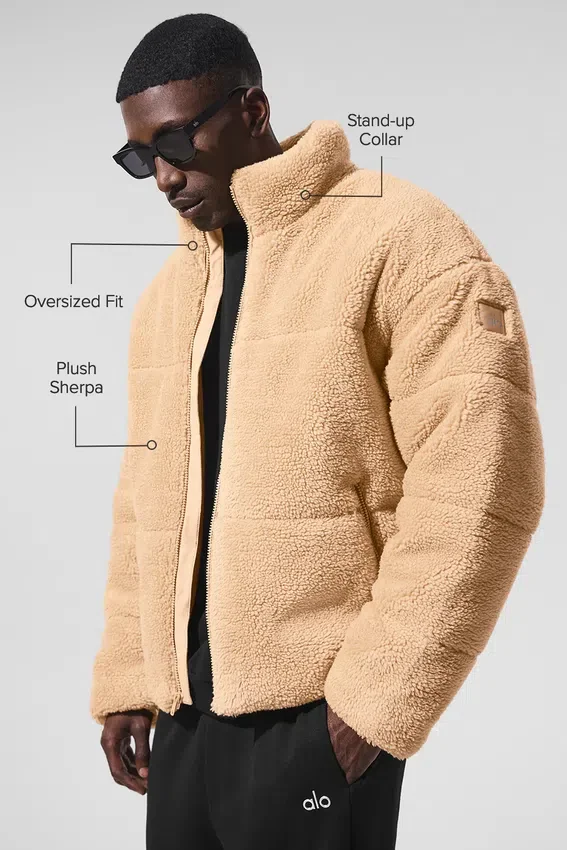 Doudoune Sherpa Stage - Camel