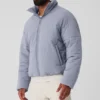 Doudoune Street en tissu extensible - Brume