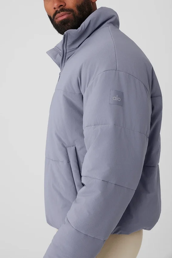 Doudoune Street en tissu extensible - Brume