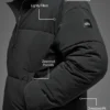 Doudoune Street en tissu extensible - Noir