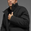 Doudoune Street en tissu extensible - Noir