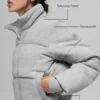 Doudoune-sweat - Gris chiné athlétique