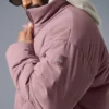 Doudoune urbaine en tissu stretch - Woodrose