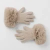 Gants en cachemire Courchevel - Gris chiné