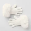 Gants en cachemire Courchevel - Ivoire