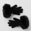Gants en cachemire Courchevel - Noir