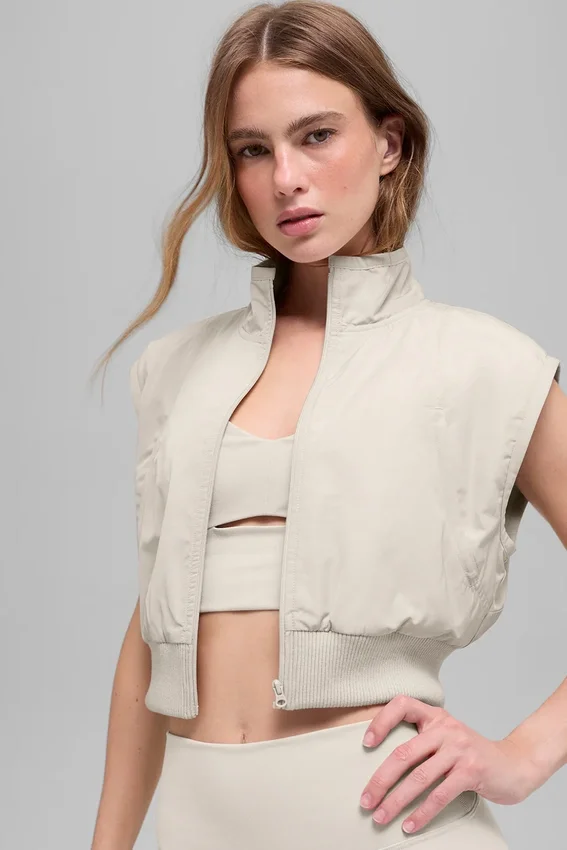 Gilet In Motion - Bone