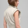 Gilet In Motion - Bone