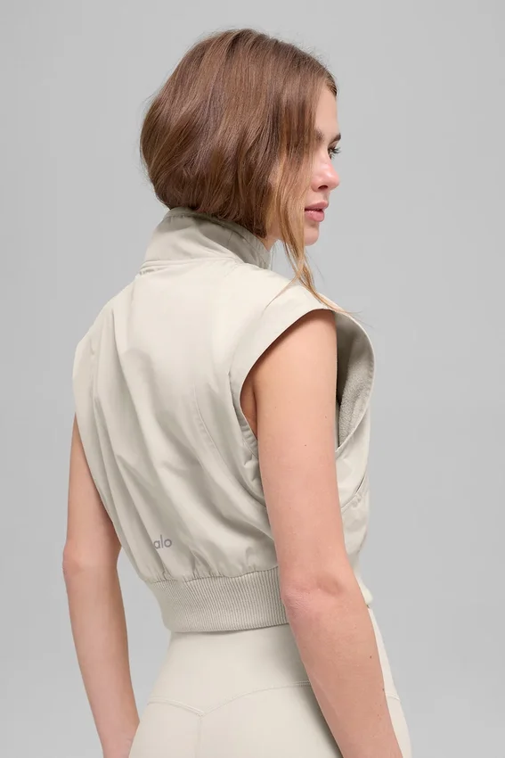 Gilet In Motion - Bone