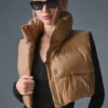 Gilet matelassé court Gold Rush - Amande grillée