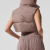 Gilet matelassé court Gold Rush - Champignon