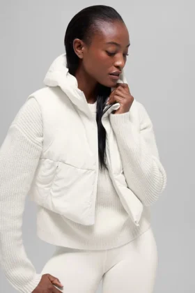 Gilet matelassé Fast Lane - Ivoire