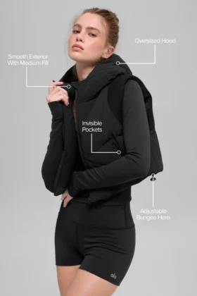 Gilet matelassé Fast Lane – Noir