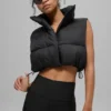 Gilet matelassé Gold Rush court - Noir
