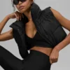 Gilet matelassé Gold Rush court - Noir