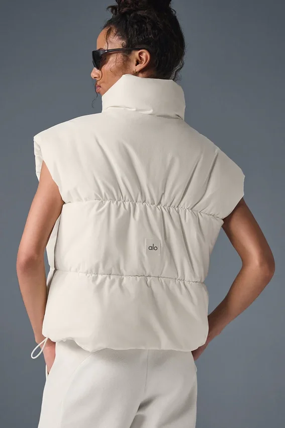 Gilet matelassé Incline - Ivoire