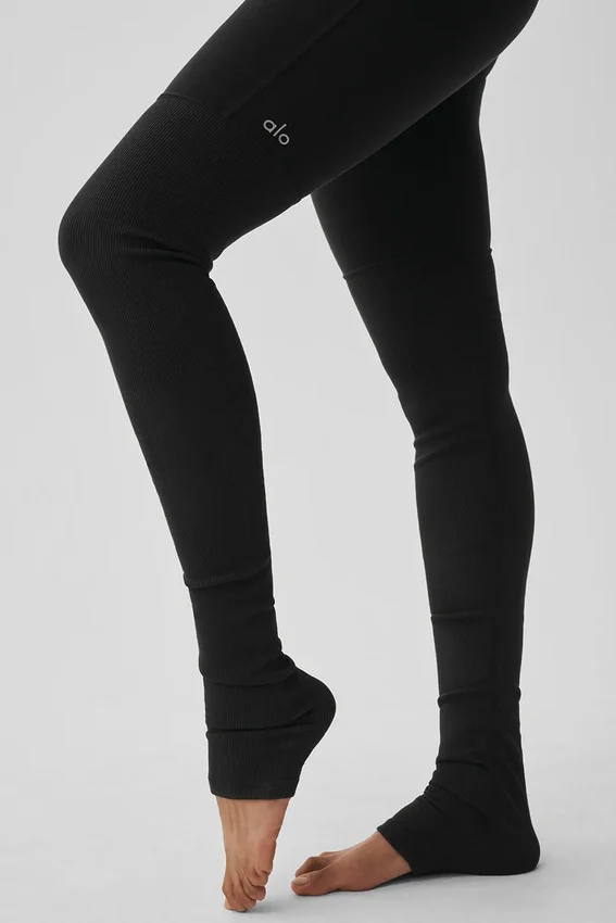 Goddess Legging Airbrush High-Waist - Noir