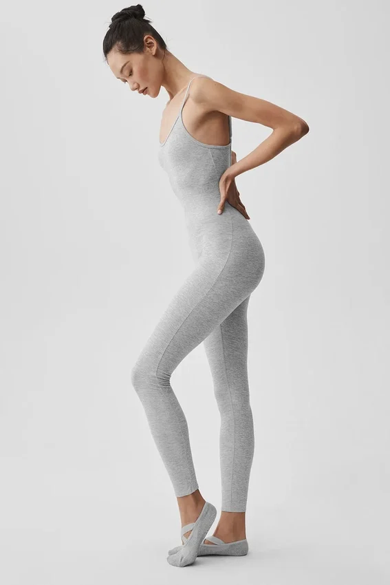 Grenouillère Alosoft One and Done – Gris chiné athlétique
