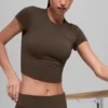 Haut à manches courtes Alo Softsculpt Precision - Espresso