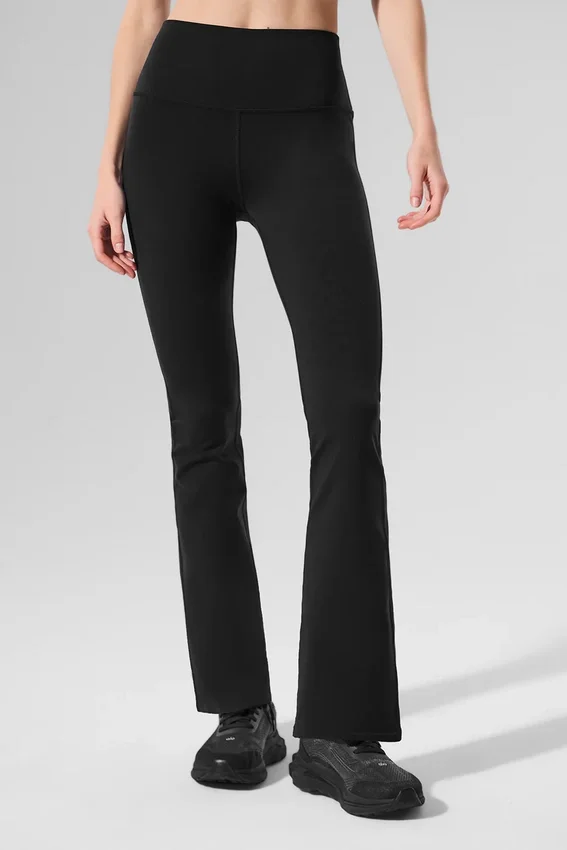 High-Waist 7/8 Bootcut Legging - Noir