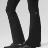 High-Waist 7/8 Bootcut Legging - Noir