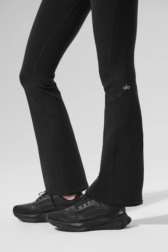 High-Waist 7/8 Bootcut Legging - Noir