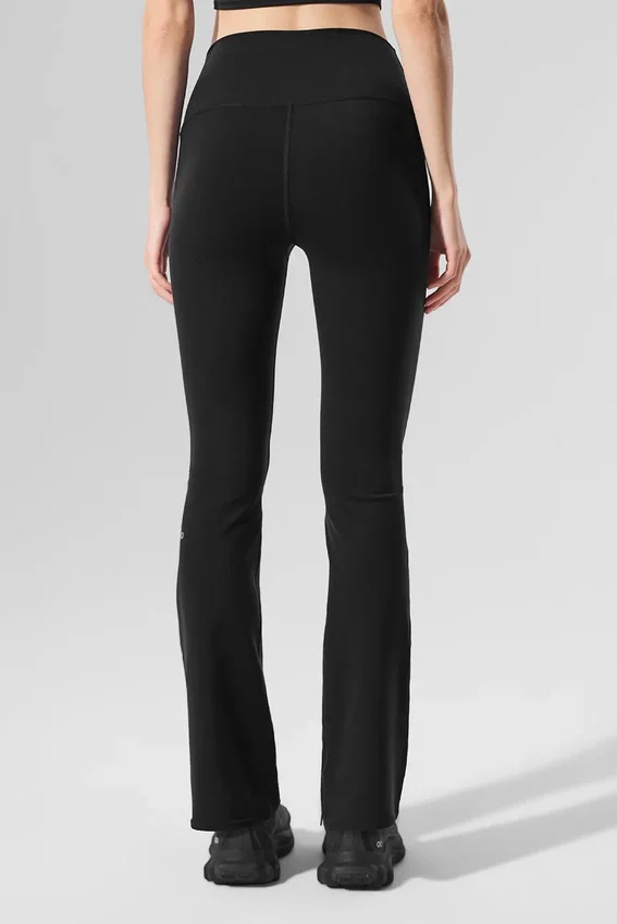 High-Waist 7/8 Bootcut Legging - Noir