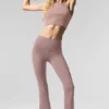 High-Waist 7/8 Bootcut Legging - Taupe
