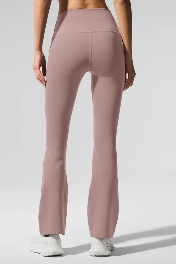 High-Waist 7/8 Bootcut Legging - Taupe