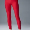 High-Waist 7/8 Legging Airlift Strength — Rouge vif